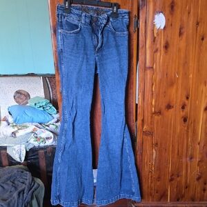 Wrangler Dark Blue Flare Jeans